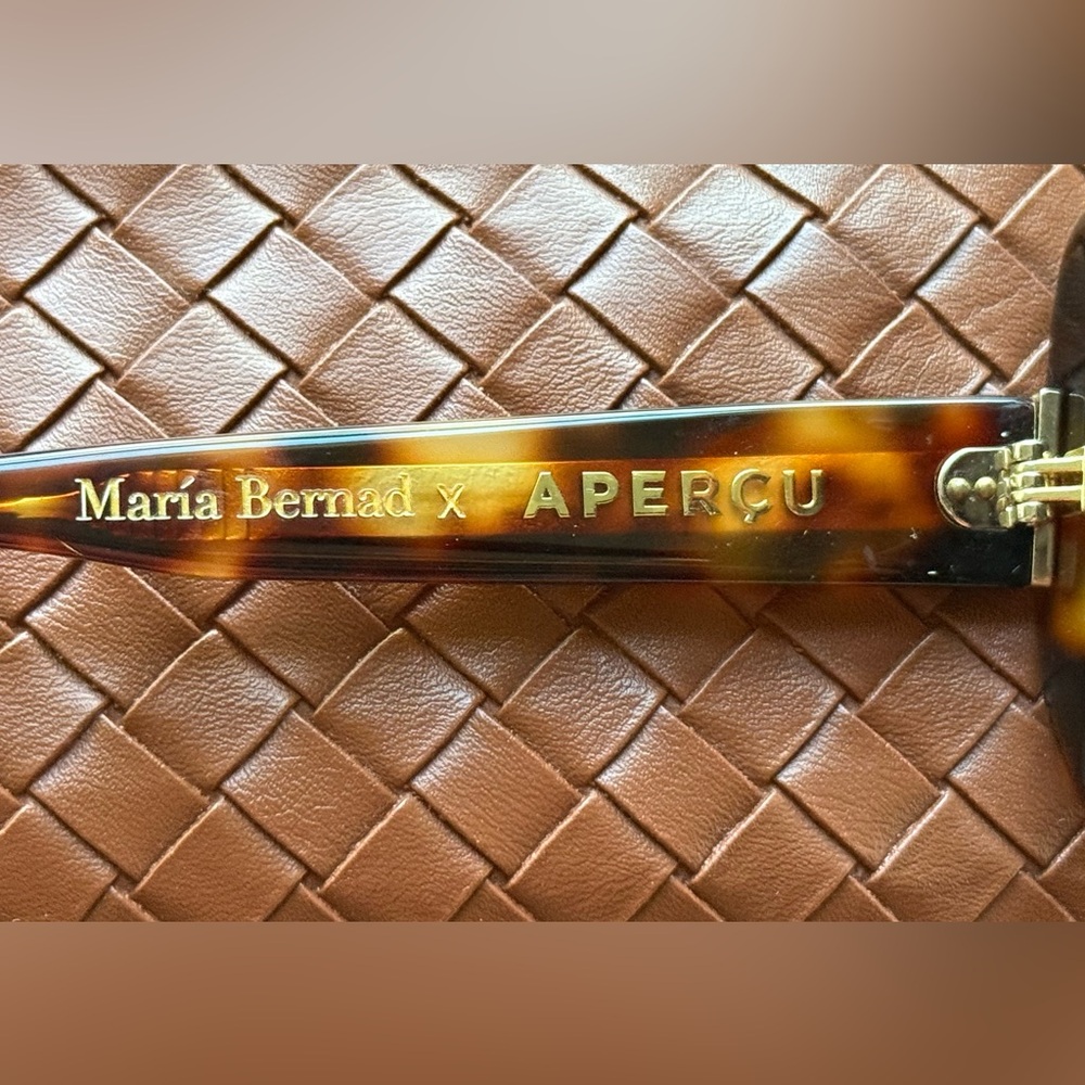 Tortoise Shell Square Sunglasses - image 2